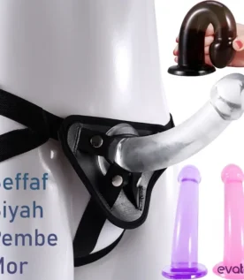 حزام جل مثبت على الخصر من إيفاتوي وقضيب اصطناعي