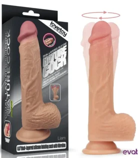 هزاز رأس دوار من السيليكون البلاتيني مزدوج الطبقات من لوف توي